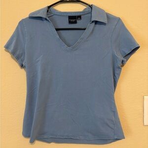 Sonoma Light Blue Short Sleeve Women's Top
